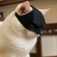 Máscara de Batcat- Disfraz de Mascota para Halloween Talla L