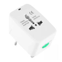 Adaptador Internacional Enchufe Universal Viajero 110v 220v Todo en 1