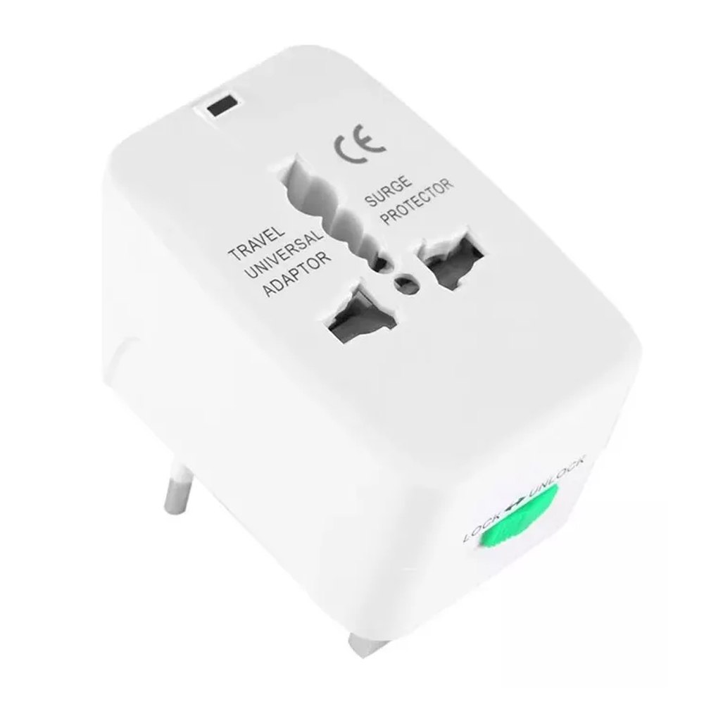 Adaptador Internacional Enchufe Universal Viajero 110v 220v Todo en 1