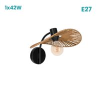 LAMPARA DE PARED SIRUELA 1X42W
