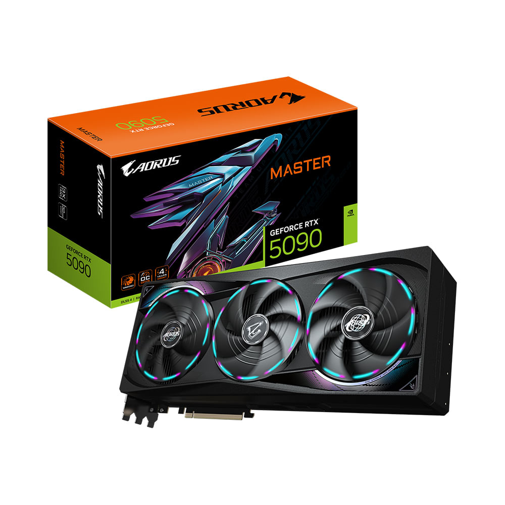 Tarjeta de Video Gigabyte AORUS GV-N5090 32GB GDDR7 - Rendimiento Superior para Gaming y Creación d