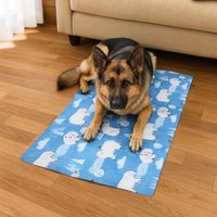 Manta Gel Refrescante Para Mascota  - Talla L - (Celeste)