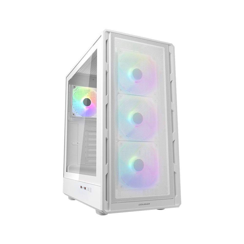 Gabinete COUGAR Airface Pure RGB Media Torre Blanco ATX Micro ATX Mini ITX Vidrio Templado 5 Compar