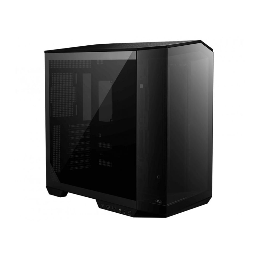 Caja Mid Tower MSI MAG Pano 100L PZ Black - Diseño Moderno Ventilación Óptima y Espacio Amplio