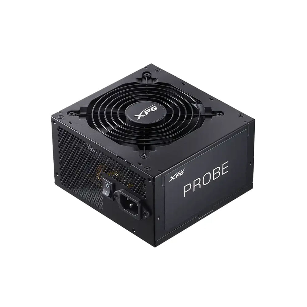Fuente de Poder XPG 600W Probe ATX 80 Plus Bronze No Modular Negra - Energía Eficiente y Confiable