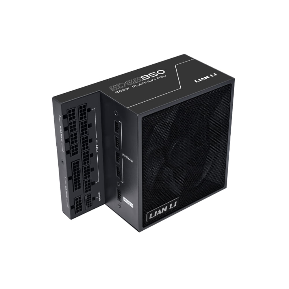 Fuente de Poder 850W 80 Plus Gold Lian Li Edge Black - Alta Eficiencia y Rendimiento Superior