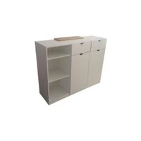 Counter Blanco Decorado Duna Exhibidor