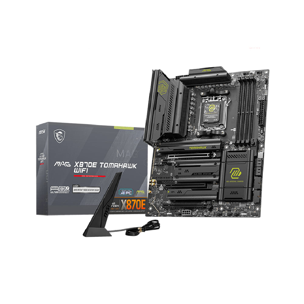 Placa base MSI MAG X870E Tomahawk WiFi rendimiento superior conectividad avanzada y diseño optimi