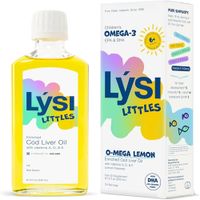 lysi Littles Aceite de hígado de bacalao  puro y natural para bebés y niños con vitamina D