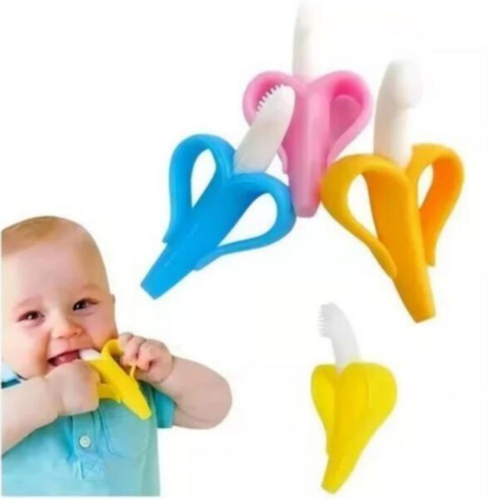 Mordedor forma de plátano De Silicona Para Bebés