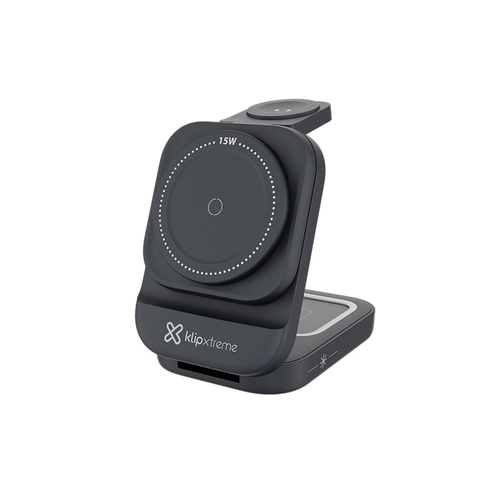Soporte de Carga Pegable Klip Xtreme KDC-150 Diseño Compacto y Portátil para Cargar Dispositivos F