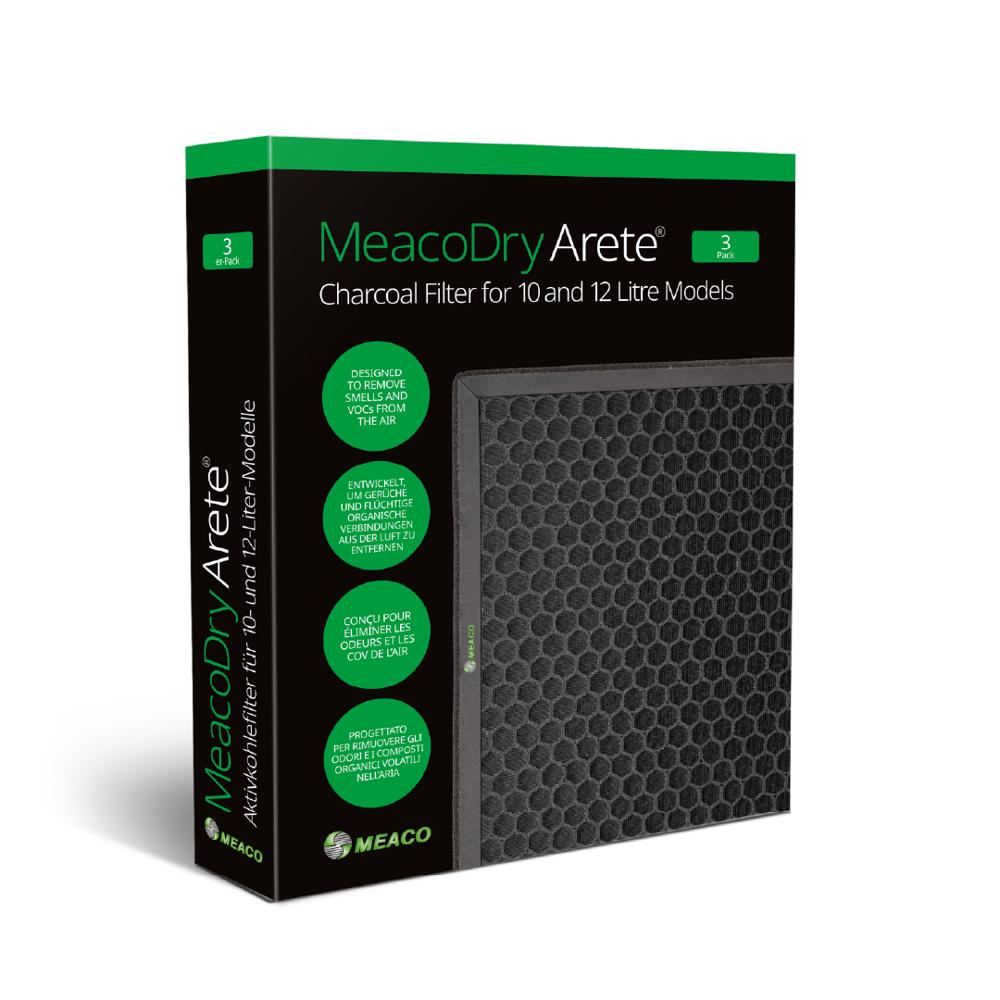 MeacoDry Arete Filtro de Carbón Activado para Arete 10L CAJA X 3 UNIDADES