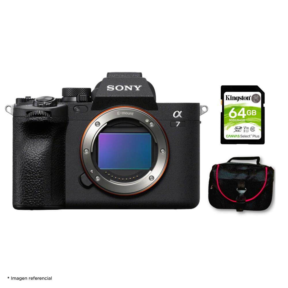 Cámara Sony Alpha a7 IV Full Frame Mirrorless Cuerpo Solo + Kit Básico