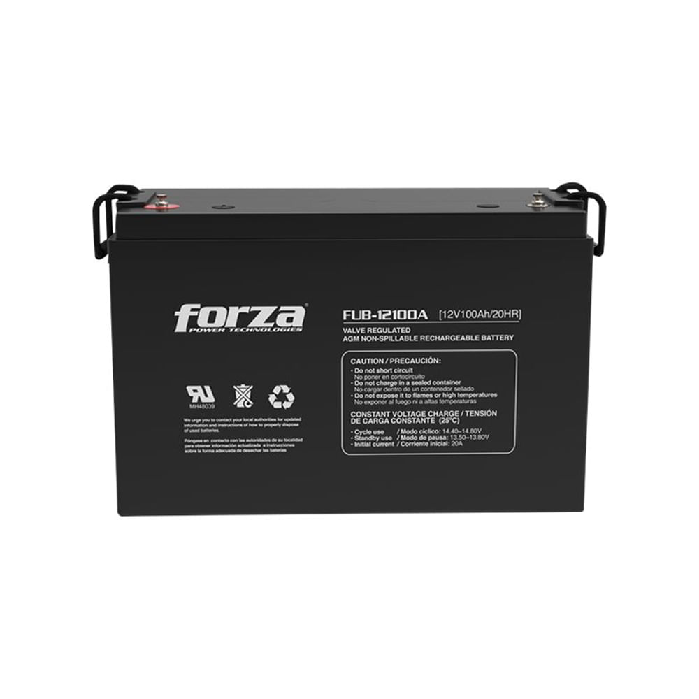 Batería de UPS Forza FUB-12100A 100 Ah Ácido de Plomo Negra - Energía Confiable para Tu Hogar