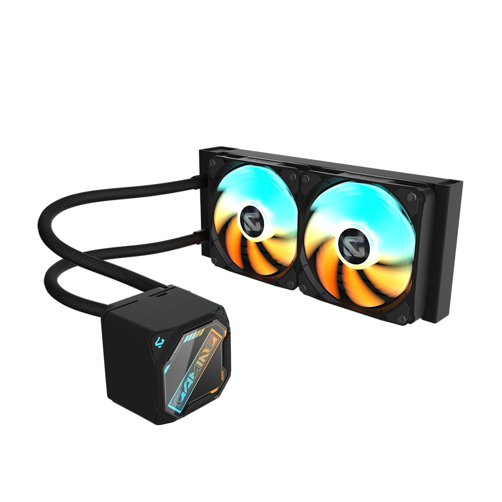 Cooler CPU Líquido GIGABYTE GAMING 240 ARGB 240mm RGB Eficiencia Térmica Superior Silencioso