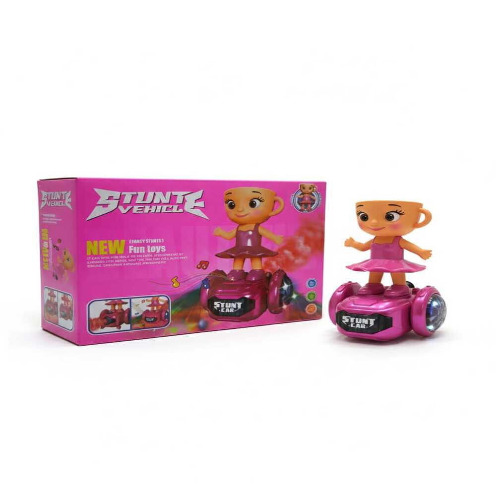 Muñeca de juguete para niñas con patineta