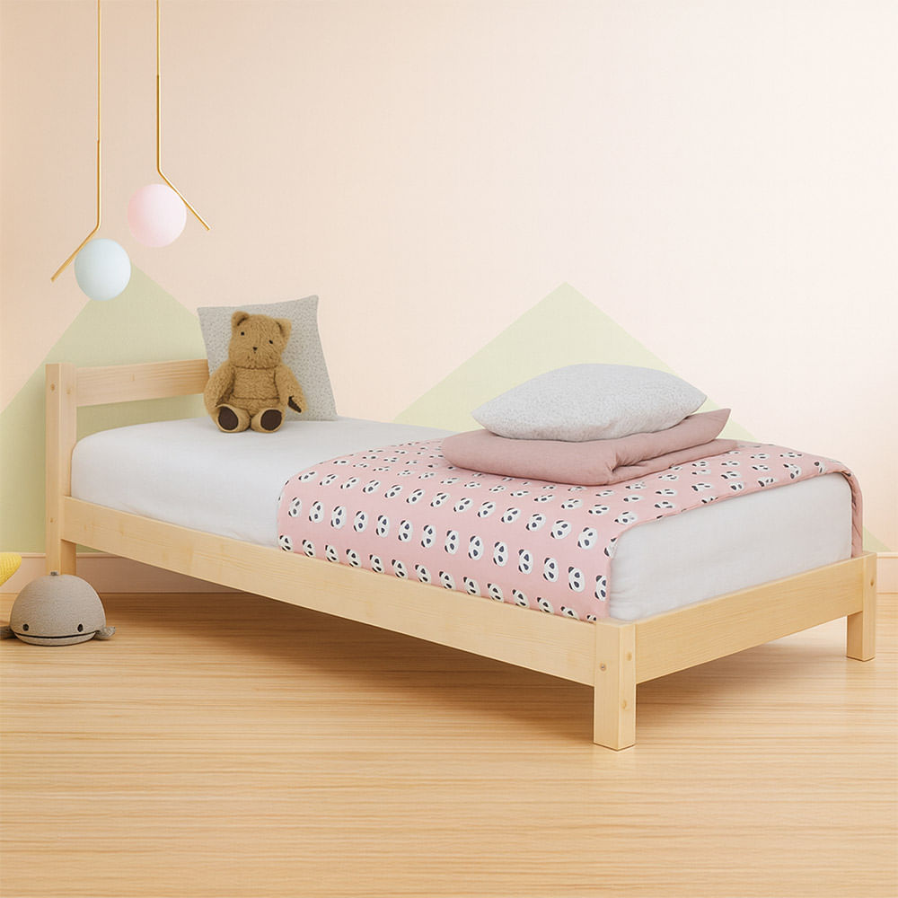 Cama Montessori Evolutiva Kim Plaza y Media