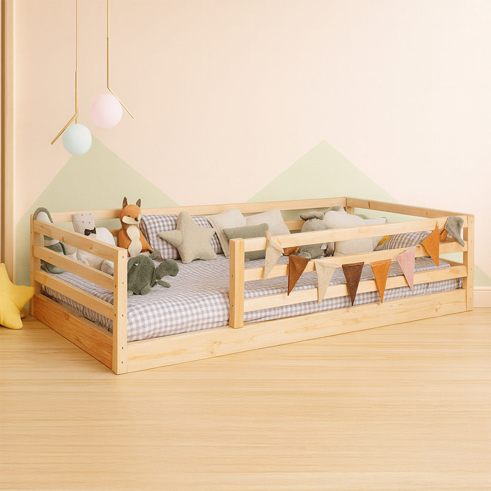 Cama Montessori Evolutiva Danzi Plaza y Media