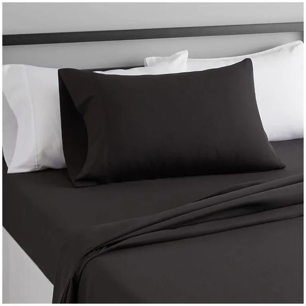 Juego de sábanas Negro 2 PLAZAS