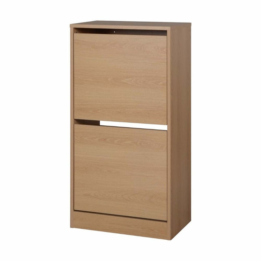 Mueble Zapatero 2 Puertas Natural 49x30x93cm Orange