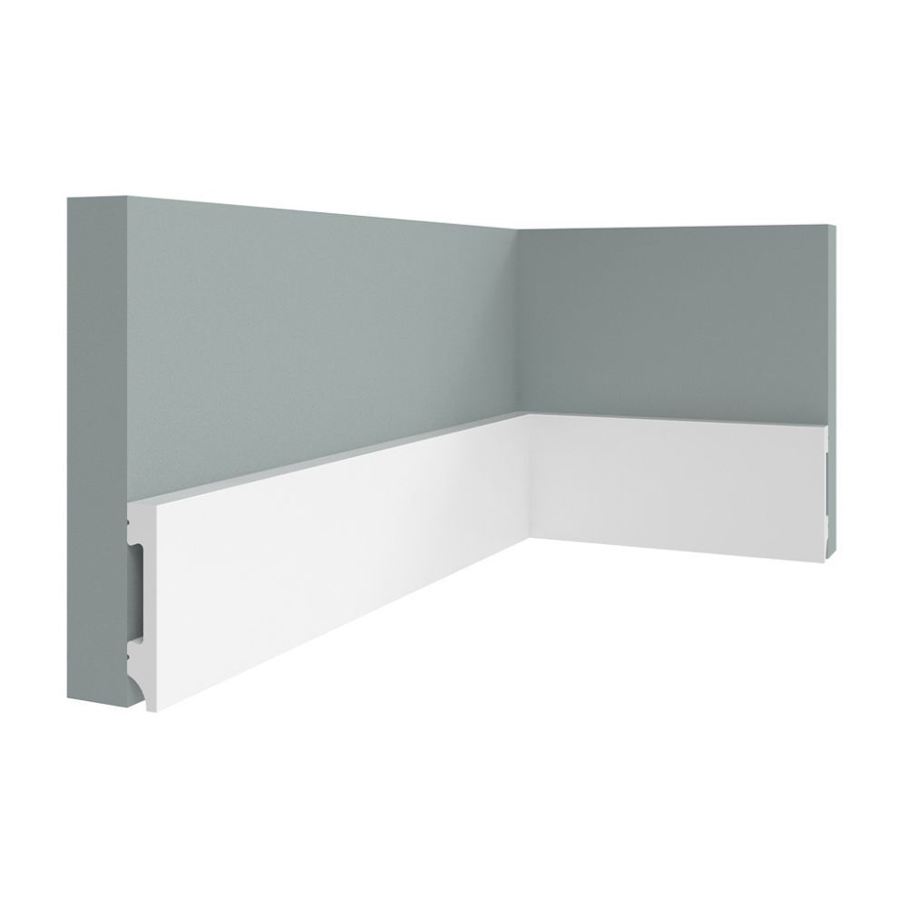 Zócalo Nordic Blanco 8cm Makensi