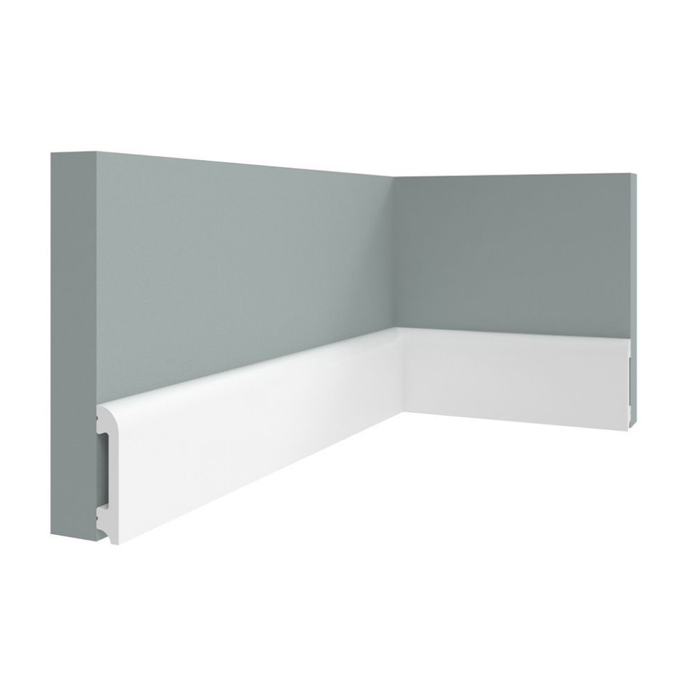 Zócalo Curvo Arc Blanco 7cm Makensi