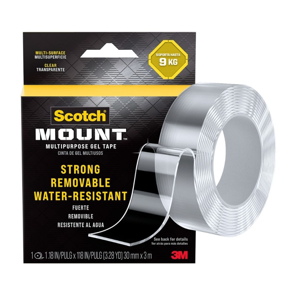 Cinta Scotch Doble Contacto Removible 36mm x 3m