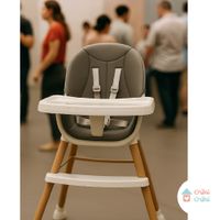 SILLA DE COMER 5 EN 1. GRIS