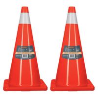 Cono reflectivo de seguridad precaución de 70 cm 2 unidades