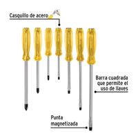 Juego de 7 desarmadores de impacto, Pretul