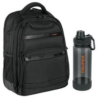 Mochila porta laptop + Tomatodo cantinflora Truper