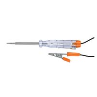 Probador de corriente circuitos 6 -12V,  DC, Caimán desarmador, Truper