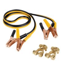 Cable pasa corriente para auto 2m, 125 A,10 AWG +terminales
