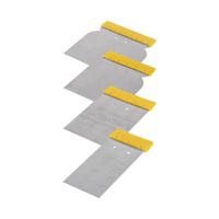 espatulas para empastar estucado Juego de 4 cuñas Pretul TRUPER