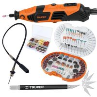 Mini Taladro Rectificadora Con Accesorios 381 Piezas Truper