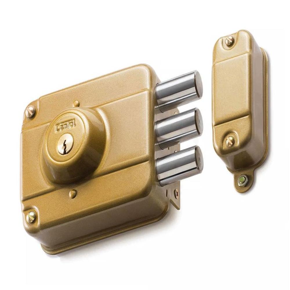 Chapa cerradura 300 SUPER BLINDADA, 3 golpes CANTOL