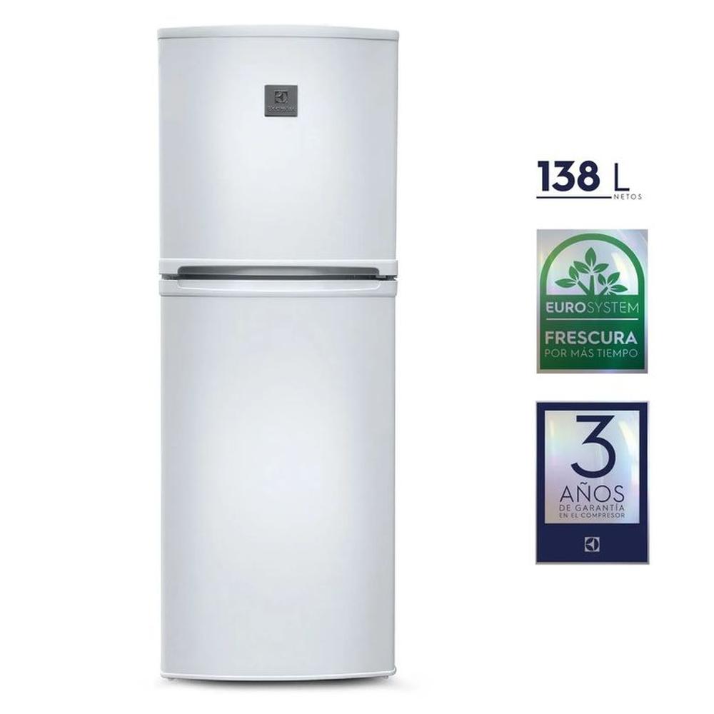 Refrigeradora Top Mount Frost 138 litros Blanca Electrolux ERT18G2HNW