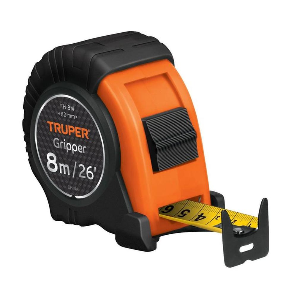 Wincha Cinta Métrica 8m Gripper Truper
