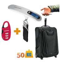 Balanza digital para maleta balanza de mano candado de combinación