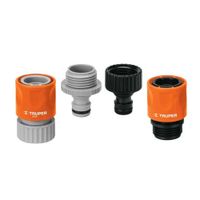 Juego de 4 conectores rápidos 3 /4"" de ABS, sistema click