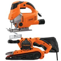 Combo lijadora de banda y sierra caladora 750w -Truper