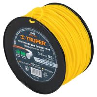 Hilo para desmalezadora desbrozadora podadora 3.3 mm x 142 m, Truper