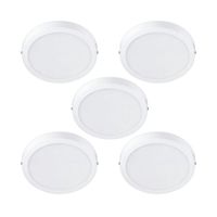 KIT 5 FOCOS LED PHILIPS DOWNLIGHT 24W CÁLIDA