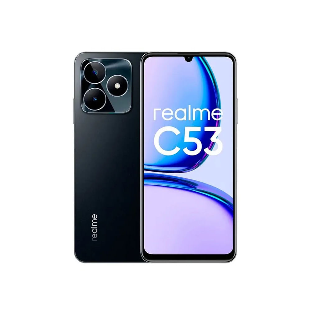 Celular Realme C53 RMX3760 6GB128GB 4G LTE Negro - Rendimiento Ágil y Almacenamiento Amplio