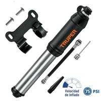 Mini inflador manual para bicicleta de 75 psi, truper