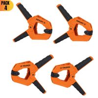 Prensa resorte 4pul carpintero pack 4und truper