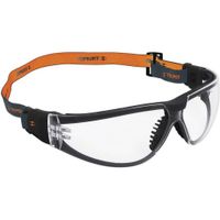 Lentes de seguridad transparente banda elástica truper active