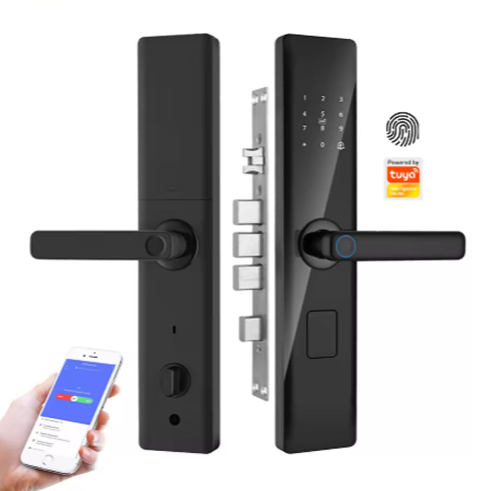 Cerradura Inteligente WiFi  Smart Huella Digital con Mortise 6068 Bloqueo antirrobo
