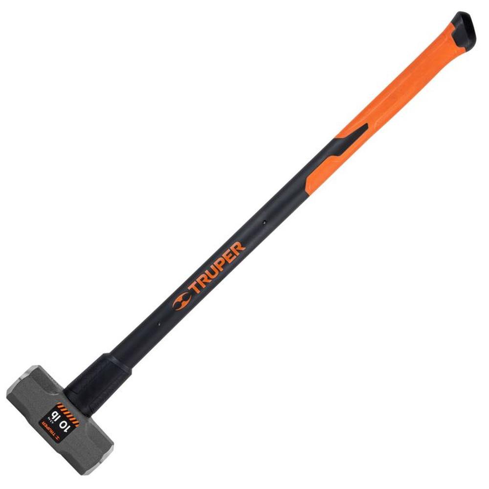 Comba 10 lb octagonal, mango fibra de vidrio 36", Truper