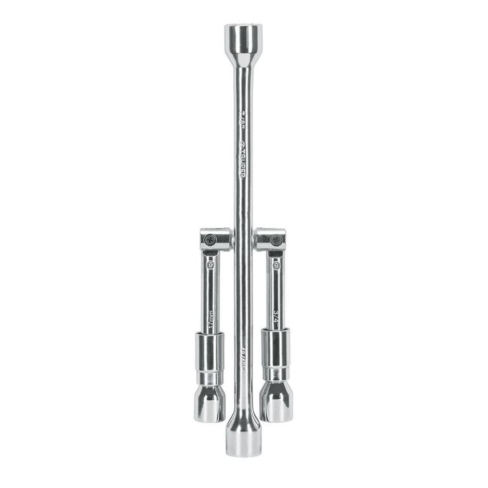 Llave de ruedas Plegable tipo cruz 14" acero -Truper